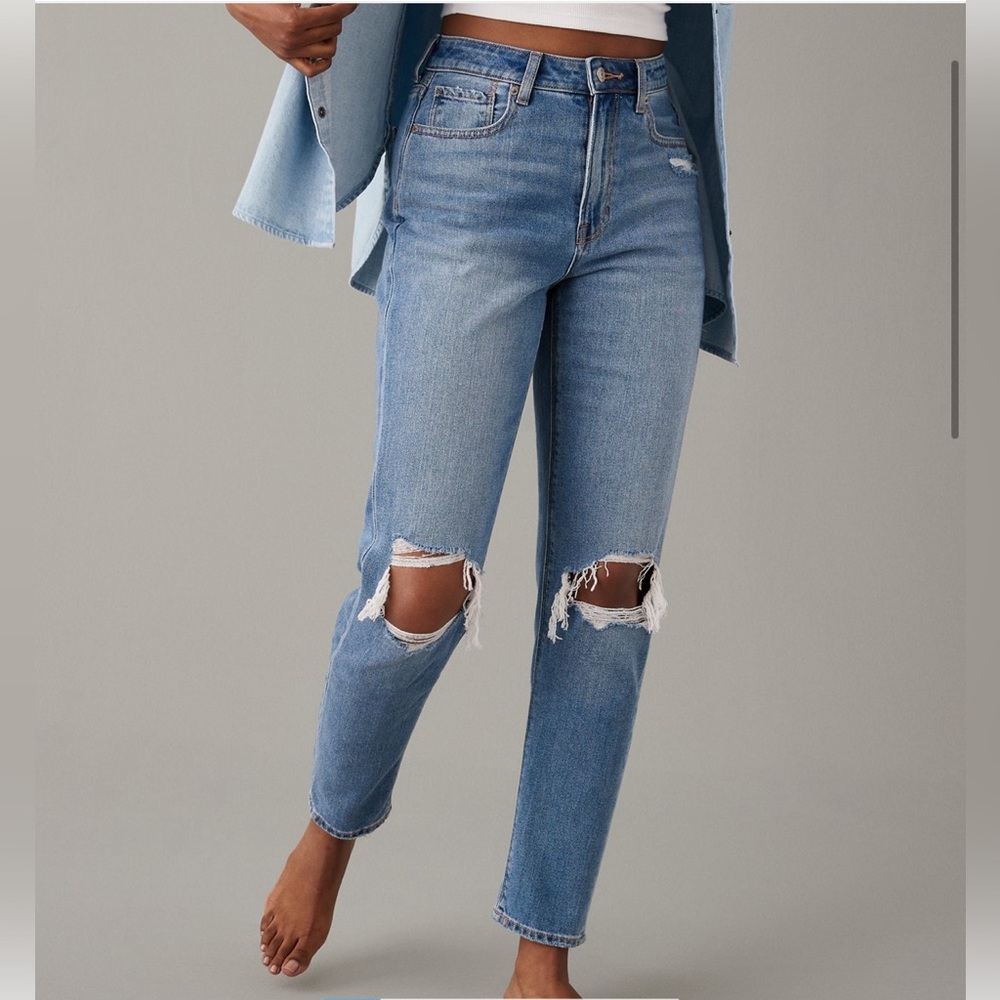 AE Ripped Mom Jean
